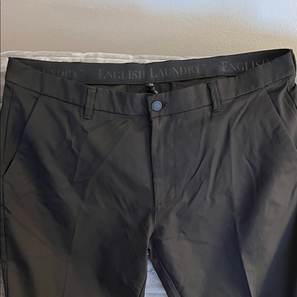 English Laundry Charcoal Men's Dress Pants